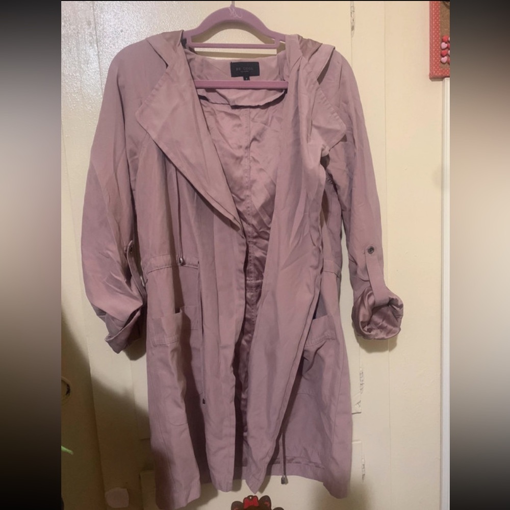 Dusty Pink Trench Coat